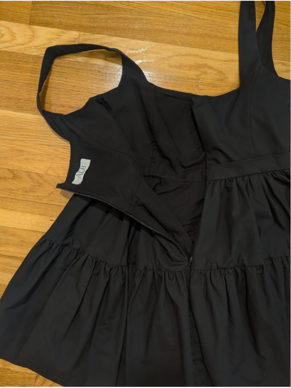 ALB Anne Louise Boutique the Noir Black Mini Dress Medium - Picture 15 of 16